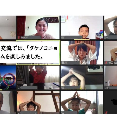 日本人学校のお友達と一緒！